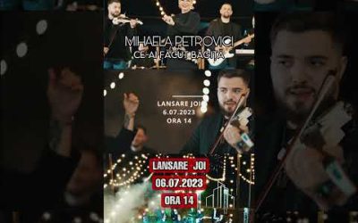 @Mihaela.Petrovici // Cea mai noua piesa // Lansare Joi // Ora 14:00