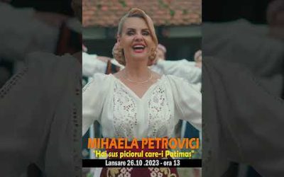 @Mihaela.Petrovici // "Hai sus piciorul care-i patimas" // Lansare Joi // Ora 13:00