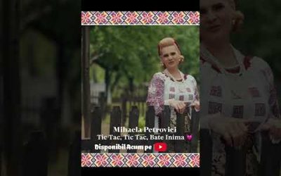 🔺Ascultă acum 🔺"Tic Tac, Tic Tac, Bate Inima 💗" #mihaelapetrovici  #nou2024 #muzicapopulara #shorts
